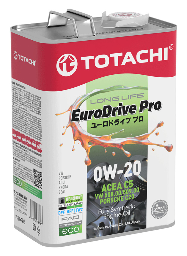 TOTACHI EURODRIVE PRO LL Fully Synthetic 0W-20 ACEA C5