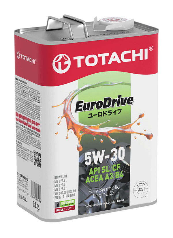 TOTACHI EURODRIVE 5W-30 API SL/CF, ACEA A3/B4